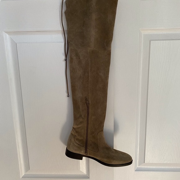 ALDO OVER THE KNEE FLAT SUEDE BOOTS - Picture 4 of 16